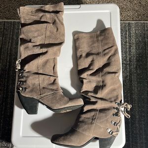 Naughty Monkey taupe boots -  size 7.5